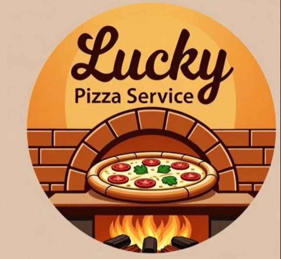 Logo Lucky Pizza Service
